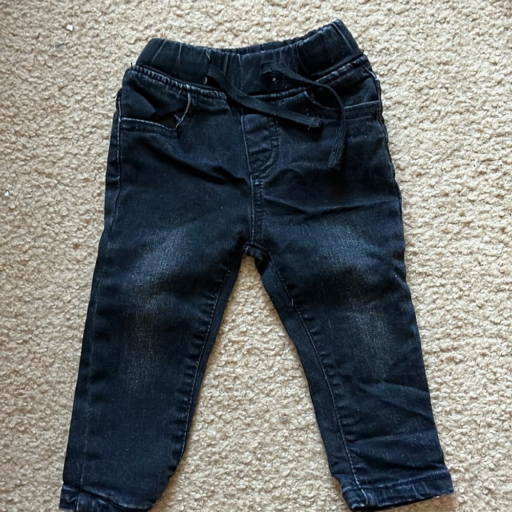Little Bipsy black denim 12-18